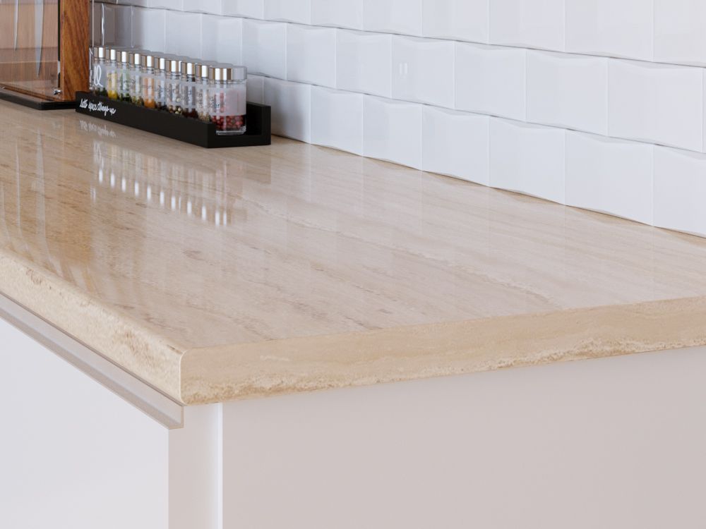 Столешница 8341/1 travertin beige ГЛ 3000х600х27