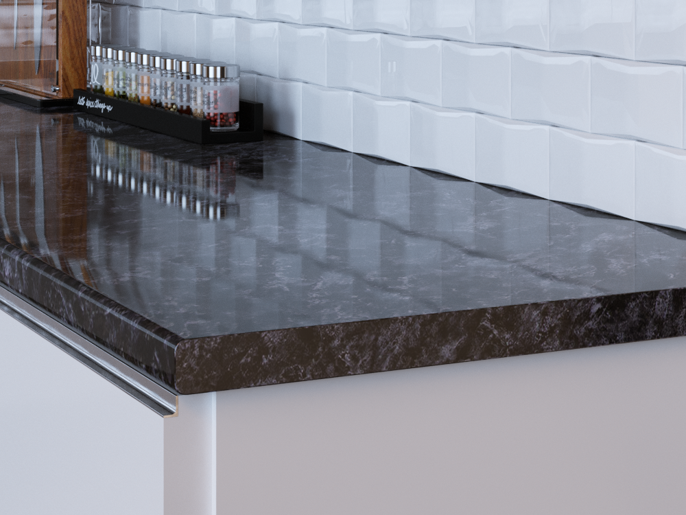 Столешница 946/1 кастило темный ГЛ 3000х600х40