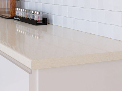 Столешница 685/1 платина ГЛ 3000х600х40