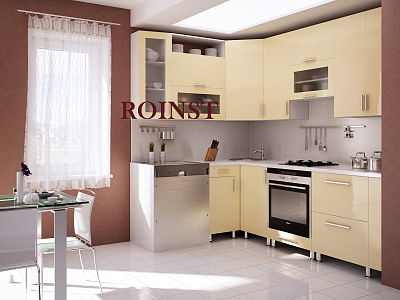 Кухни угловые на заказ МДФ Чики