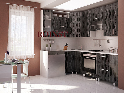 Кухни угловые на заказ МДФ Мерседес