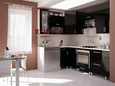 Кухни угловые на заказ Лердес