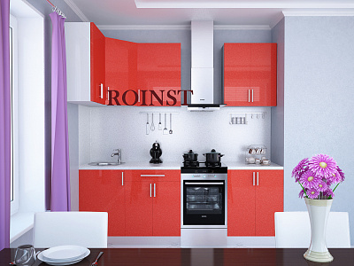 Кухни угловые на заказ МДФ Мэризол