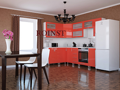 Кухни угловые на заказ МДФ Бланка