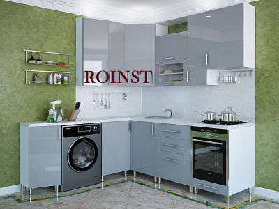 Кухни угловые на заказ МДФ Мэнола