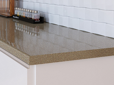 Столешница G014/1 галактика шампань ГЛ 3000х600х40