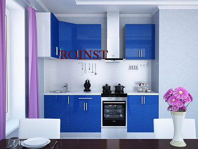 Кухни угловые на заказ МДФ Аина