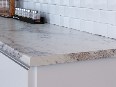 Столешница 2384/S мрамор греческий 3000х600х27