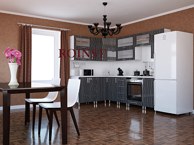 Кухни угловые на заказ МДФ Перлита