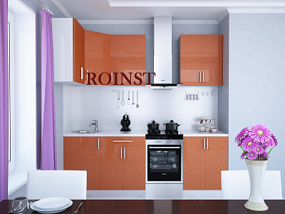 Кухни угловые на заказ МДФ Ибби