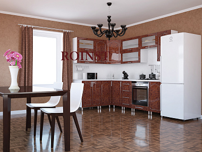 Кухни угловые на заказ МДФ Фиделиа