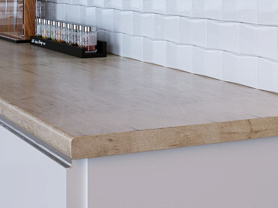 Столешница 3852/Р Дуб Корсика 3000х600х40