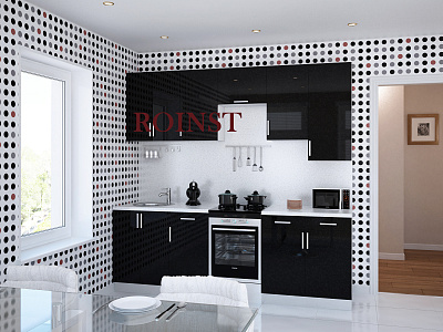 Кухонные гарнитуры на заказ из Пластика МДФ Антония