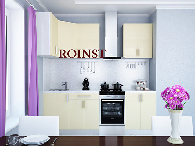 Кухни угловые на заказ МДФ Рената