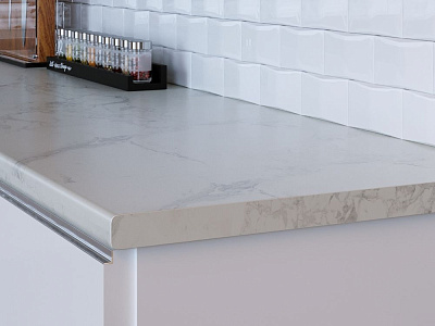 Столешница 2349/Pt Мрамор Бернини 3000х600х40