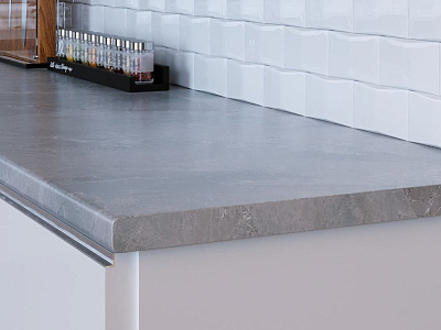 Столешница 3034/S Мрамор Марквина синий 3000х600х27