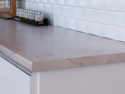 Столешница 2345/Pt мрамор персия 3000х600х40