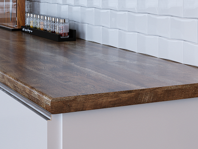 Столешница 2072/Р дуб мокко 3000х600х27