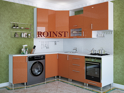 Кухни угловые на заказ МДФ Дрина