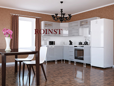 Кухни угловые на заказ МДФ Эркилия