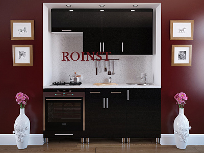 Кухонные гарнитуры на заказ из Эмали Пэстора