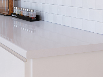 Столешница 111/1 белый ГЛ 3000х600х40