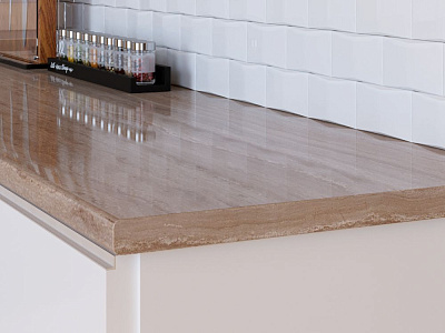 Столешница 8343/1 travertin brown ГЛ 3000х600х40